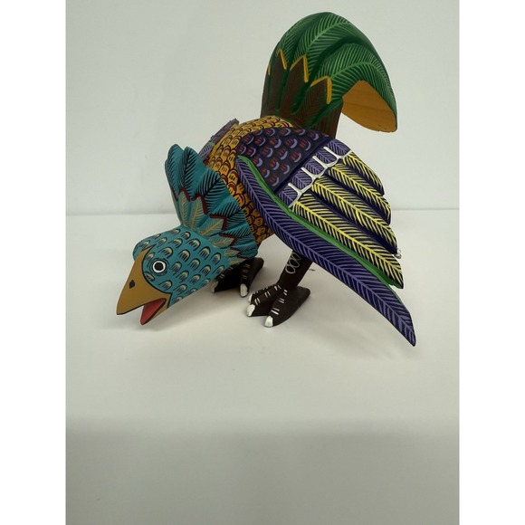 Other - Oaxacan Wood Carving Lauro Ramirez Sm Rooster Mexican Folk‎ Art Alebrije Oaxaca